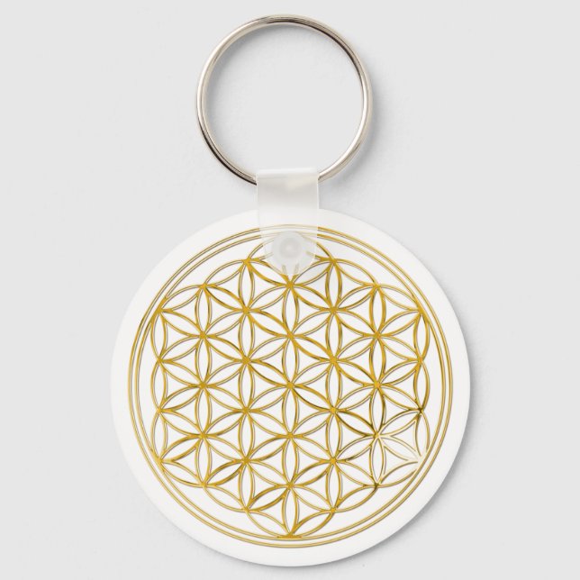 Blume des Lebens | klein Keychain (Front)