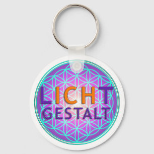Blume Des Lebens Lichtgestalt Keychain