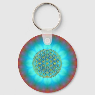 Blume des Lebens Motiv 11 Keychain