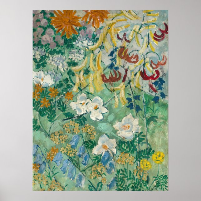 Blumen | August Babberger Poster (Front)