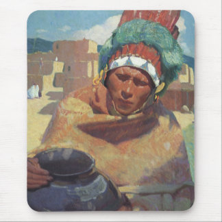 Blumenschein, Taos Native American Indian Portrait Mouse Pad