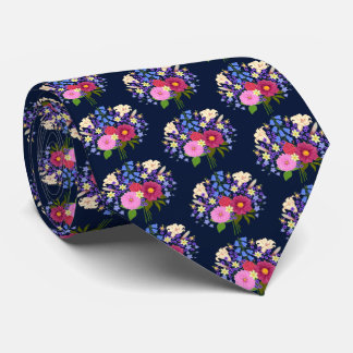 Blumenstrauss Dark Blue Tie