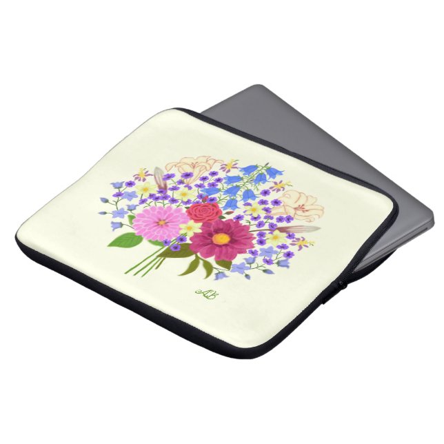 Blumenstrauss Laptop Sleeve (Front Top)