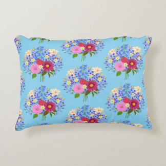 Blumenstrauss Light Blue Accent Pillow