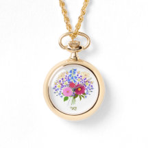 Blumenstrauss Necklace Watch