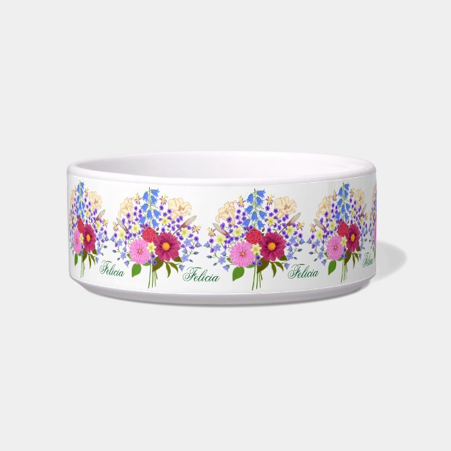 Blumenstrauss White Pet Bowl (Left)