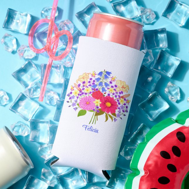 Blumenstrauss White Seltzer Can Cooler (In Situ Summer)