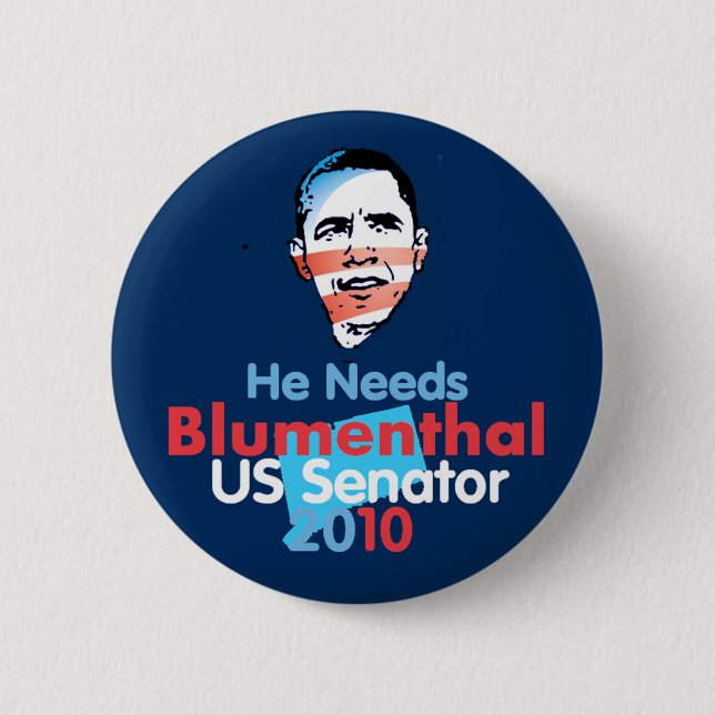 BLUMENTHAL Senate Button (Front)