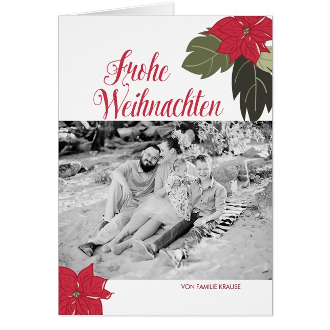 Blumenweihnachtsgruß (Devant)