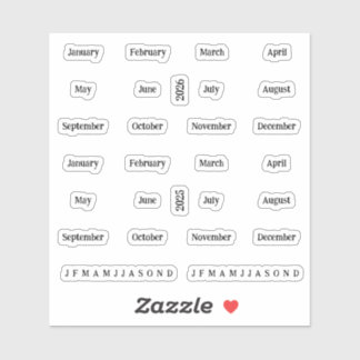 Blurbs. Months Of The Year 2025 2026 - Transparent