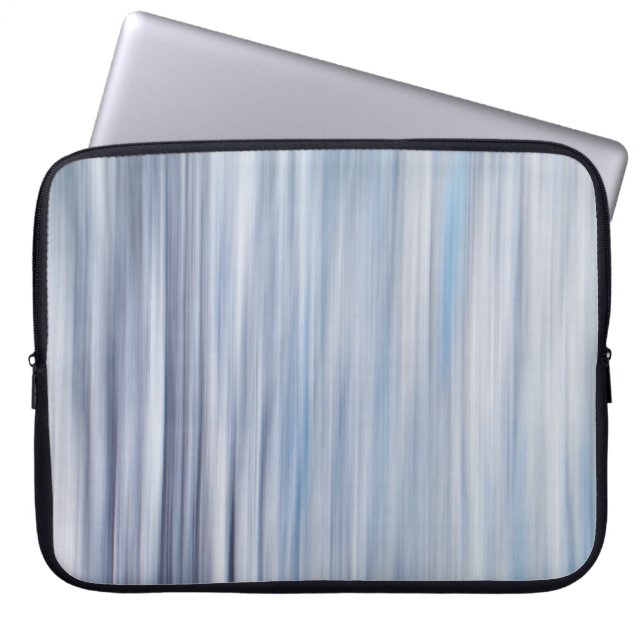 Blured strips pattern laptop sleeve (Front)