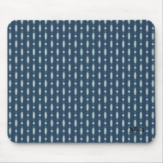 Blurple Beaded Curtain Design Mouse Pad