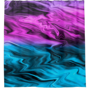 Blurred background fashionable crimson and blue