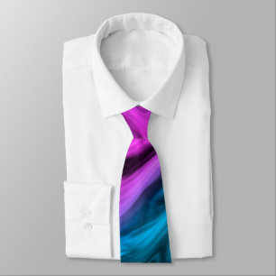 Blurred background fashionable crimson and blue tie