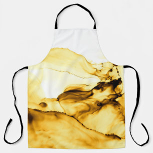 Blurred background. Night city lights blur. Retro  Apron