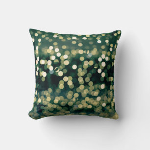 Blurred background. The festival holiday. abstract Throw Pillow