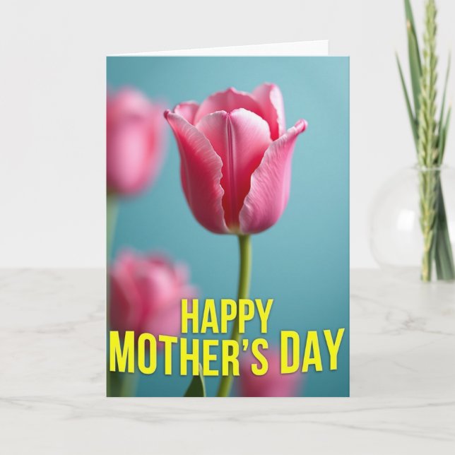 Blurred Blossom Greeting Card (Front)
