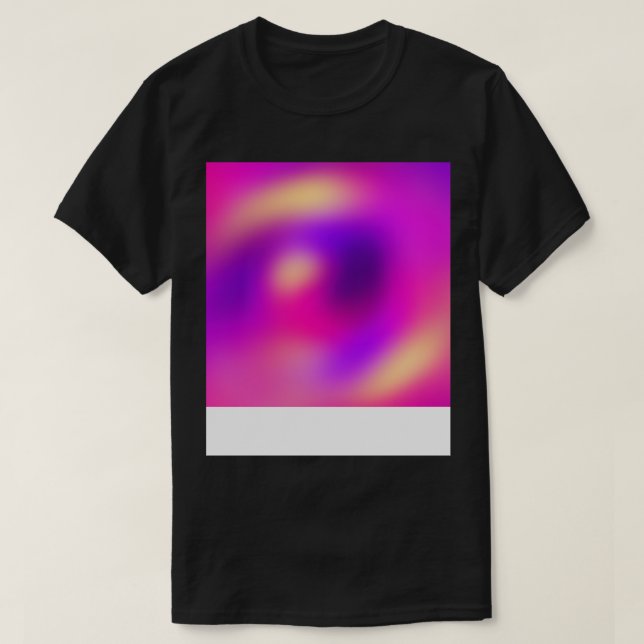 Blurred Colours Pattern Pink Purple T-Shirt (Design Front)