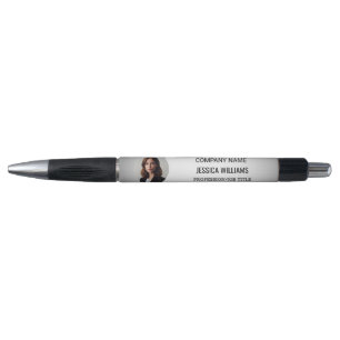Blurred Grey Background Custom Photo Pen