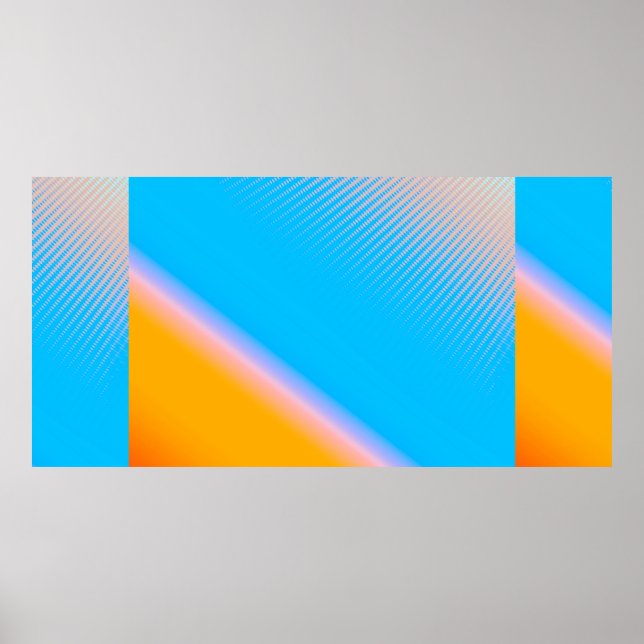 blurred image with gradient colors design in abstr poster (Front)
