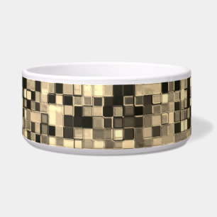 Blurred small squares or tiles, beige or khaki