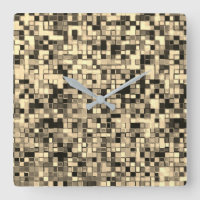Blurred small squares or tiles, khaki beige colour