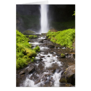 Blurred Waterfall and River