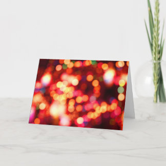 blurry holiday lights