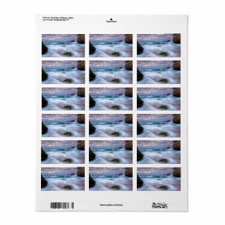 Blurry Motion Magnetic Card Label