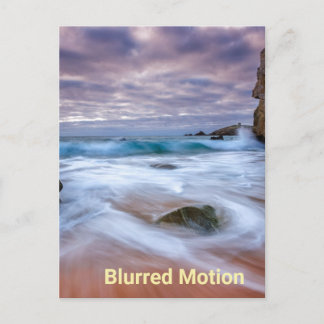 Blurry Motion Postcard