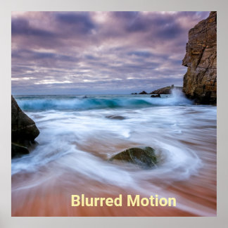 Blurry Motion Poster