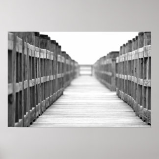 Blurry Planks Poster