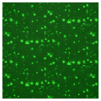 Blurry Stars green Fabric