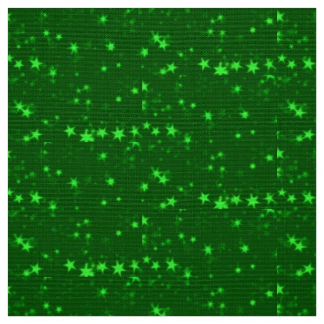 Blurry Stars green Fabric (Swatch)