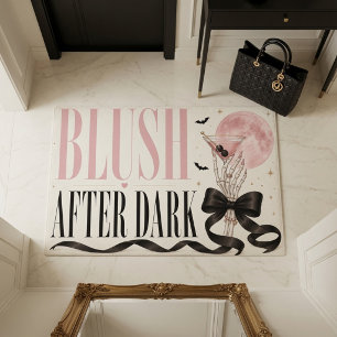 Blush After Dark Coquette Halloween Doormat