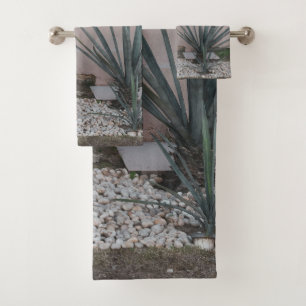 Blush Agave Mexico #1 #wall #art  Bath Towel Set