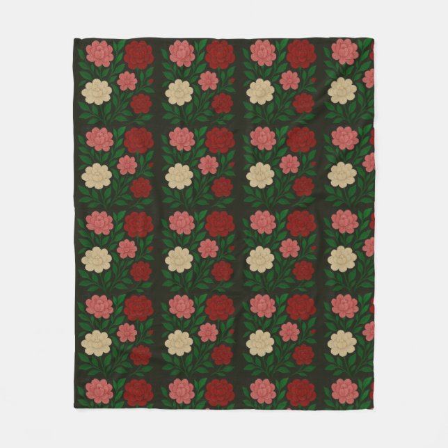 Blush and hot pink blanket  (Front)