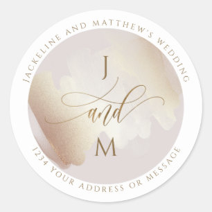 Blush and Terracotta Wedding Envelope Seal / Favou