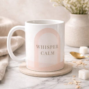 Blush Arch Whisper Classic Mug, 11 oz Coffee Mug