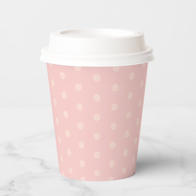 Blush Baby Shower Generic Paper Cups (Front)