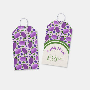 Blush & Bloom Eggplant Collection – Soft Lilac Gift Tags