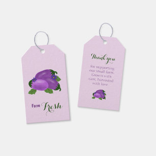 Blush & Bloom Eggplant Collection – Soft Lilac Gift Tags