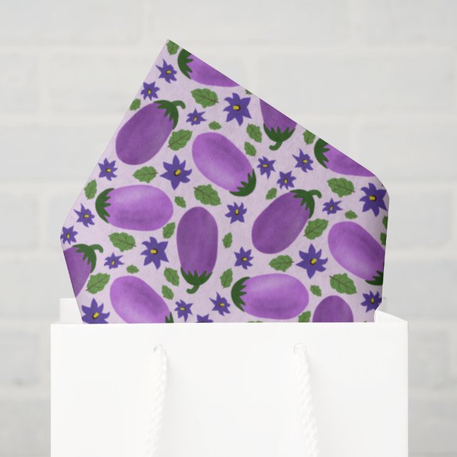 Blush & Bloom Eggplant Collection – Soft Lilac Tissue Paper (Gift Bag)