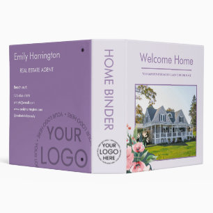 Blush Bloom Home Mauve Real Estate Agent Binder