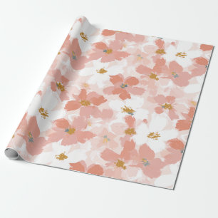 Blush Bloom Spring Wrapping Paper
