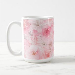 Blush Bloom Watercolor Floral Coffee Mug