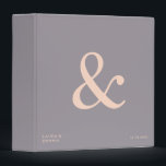 Blush Bold Monogram Personalized Wedding Album Binder<br><div class="desc">Blush Bold Monogram Personalized Wedding Album binder features a soft blush background paired with a striking custom monogram, creating a romantic yet modern keepsake for your special day. Perfect for organizing wedding photos, vows, invitations, and treasured memories, this personalized wedding album binder blends elegant typography with a minimalist aesthetic, making...</div>