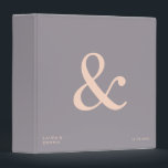 Blush Bold Monogram Personalized Wedding Album Binder<br><div class="desc">Blush Bold Monogram Personalized Wedding Album binder features a soft blush background paired with a striking custom monogram, creating a romantic yet modern keepsake for your special day. Perfect for organizing wedding photos, vows, invitations, and treasured memories, this personalized wedding album binder blends elegant typography with a minimalist aesthetic, making...</div>