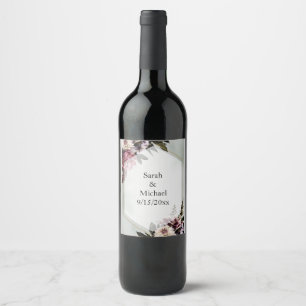Blush Botanical  Wine Label