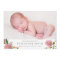Blush Bouquet Birth Announcement